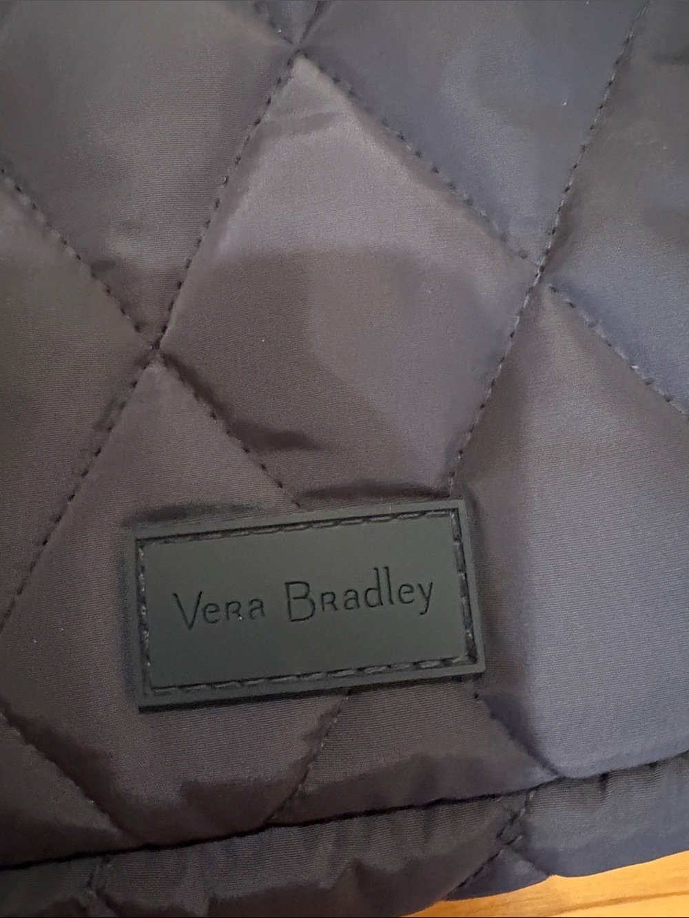 Vera Bradley Blue Quilted Crossbody Bag NWOT - Picture 2 of 8